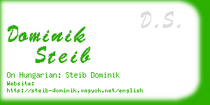 dominik steib business card